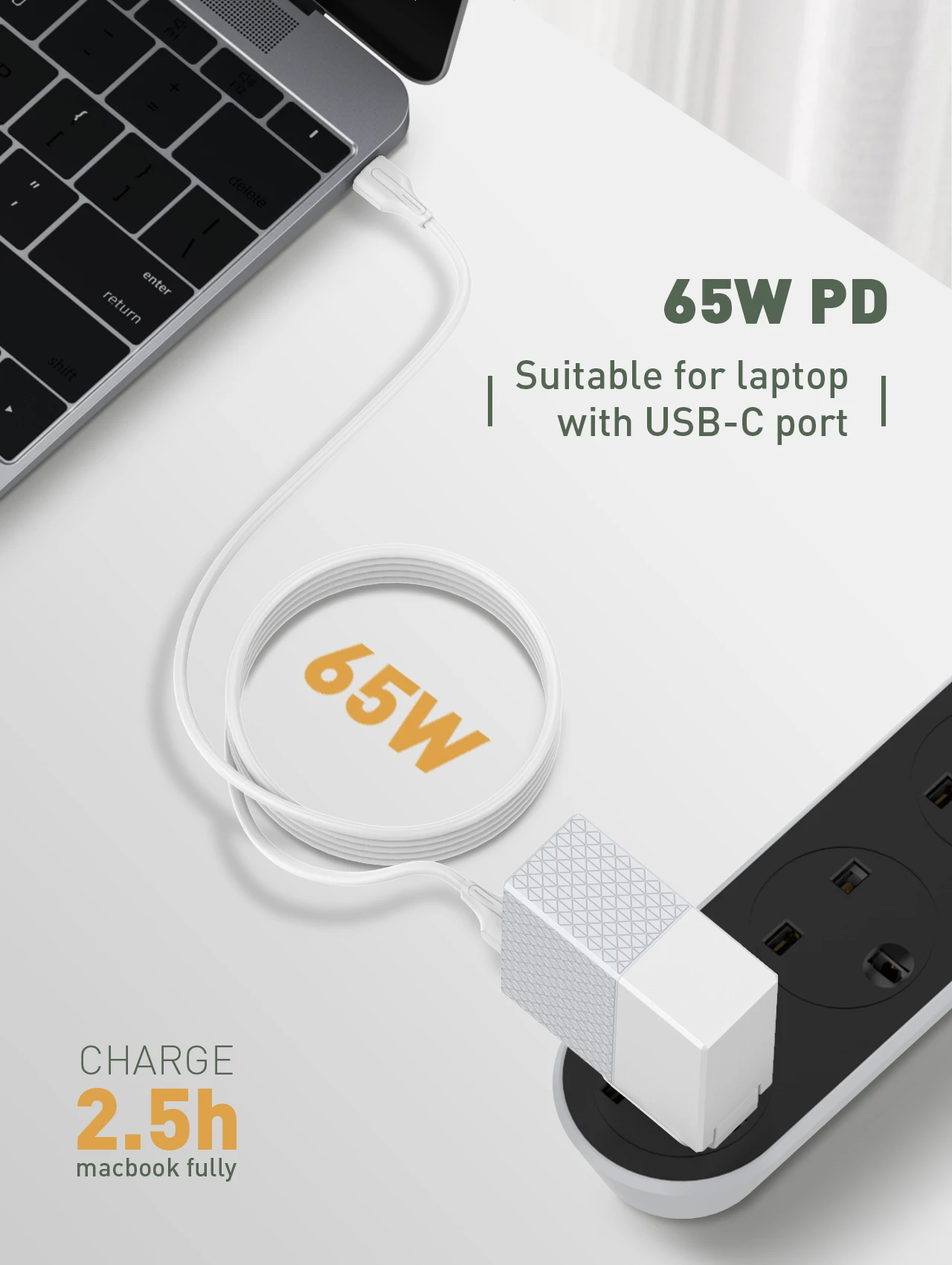 LDNIO LC122-C Ultra Strong Charging Data Cable Type-C To Type-C - 2m