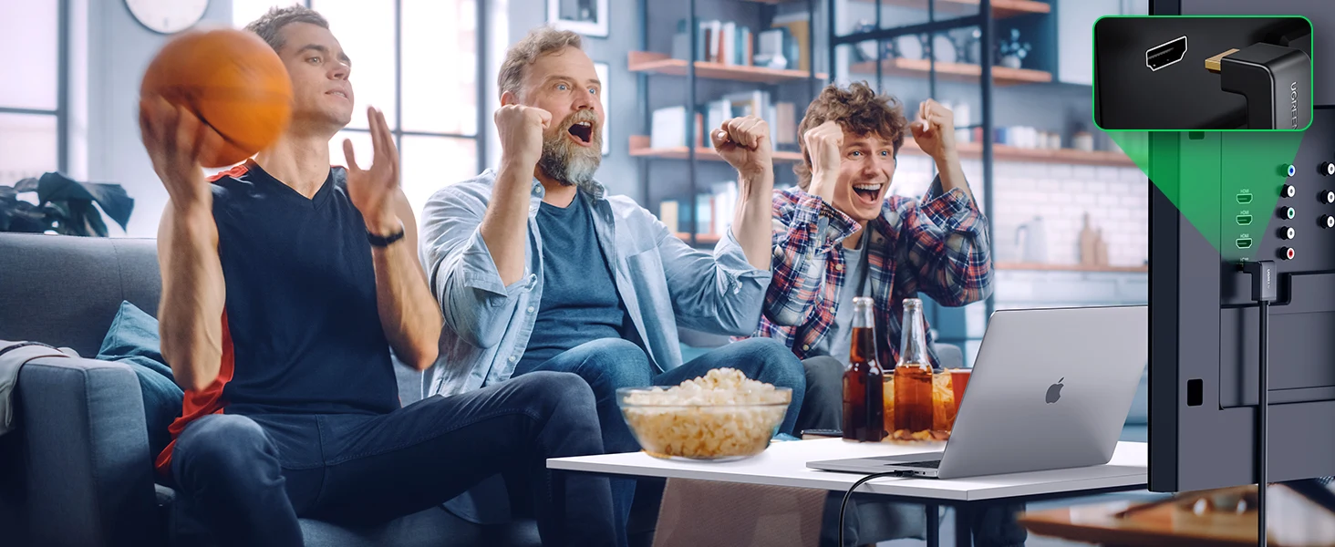 يوجرين HD103 كابل HDMI بزاوية 90 درجة – 5 متر