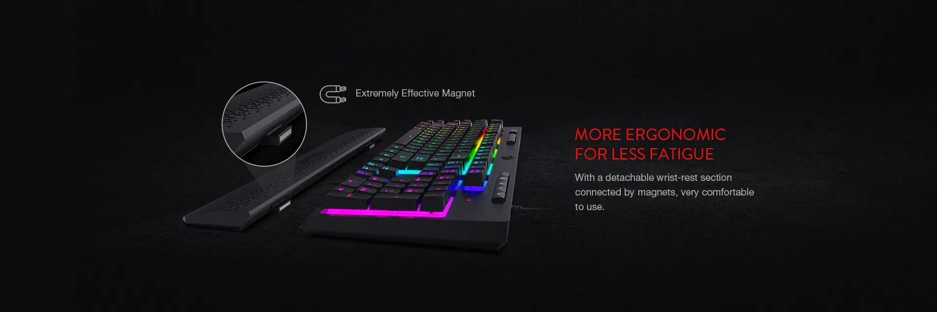 Redragon K512 SHIVA Gaming Keyboard with Red Switches 