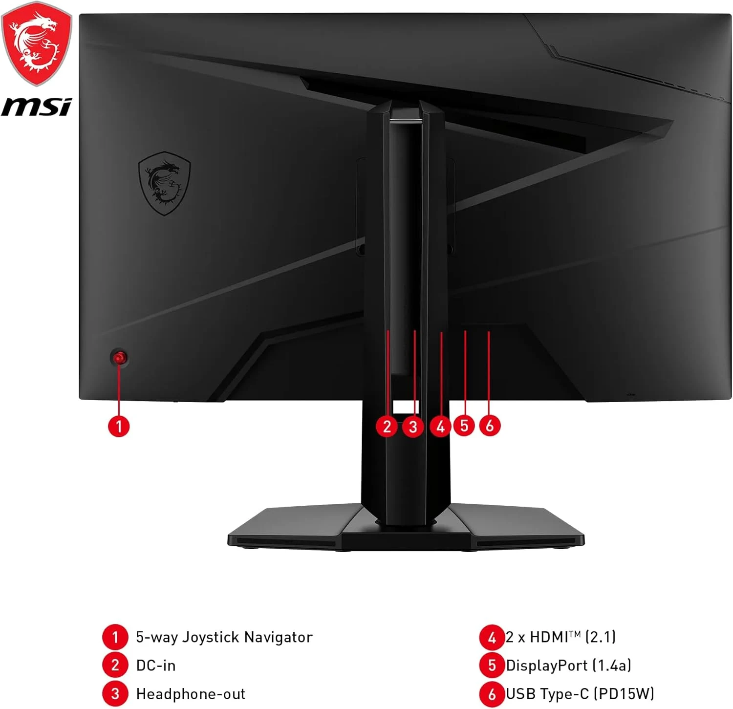 MSI MAG 274UPF E2 – 27 inch 4K UHD 160Hz IPS - Gaming Monitor