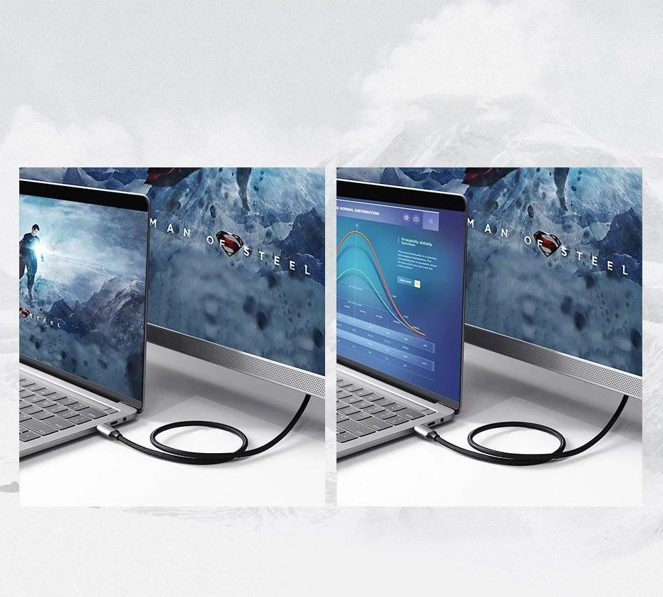 يوجرين MM142 كابل USB-C إلى HDMI بدقة 4K 60Hz – طول 1.5متر