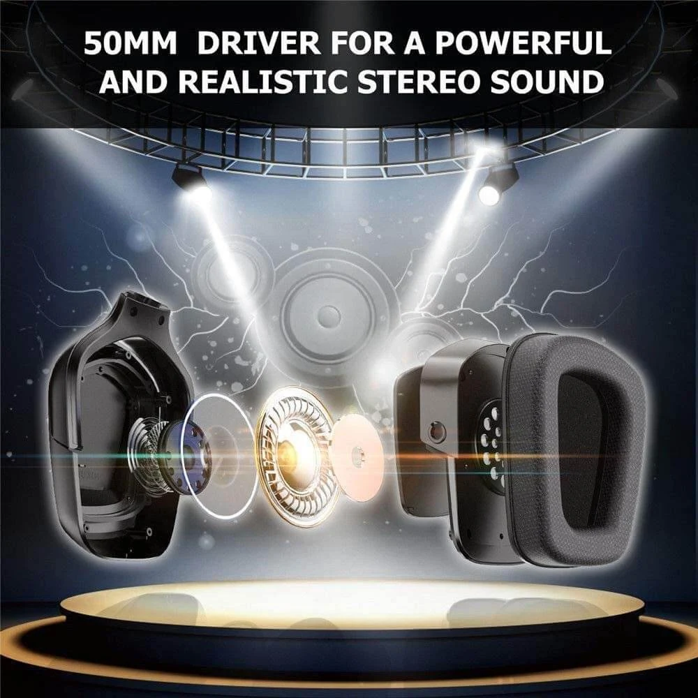 Onikuma Gaming Headphone K20 RGB Gaming Headset - Grey Camo