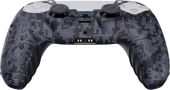 Spark Fox Silicone Cover with Analog Grips for PS5 DualSense Controller (Grip Pack) - Black