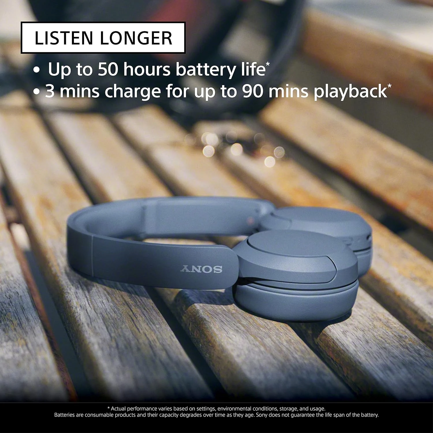 Sony WH-CH520 Wireless Headphone - Blue