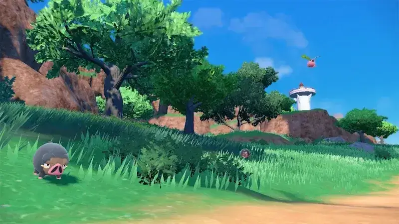 A screenshot of Pokémon Scarlet