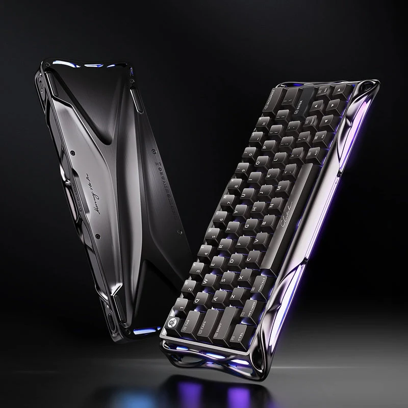 GravaStar Mercury V60 Pro 60% Hall Effect Magnetic Switch Gaming Keyboard - GunMetal