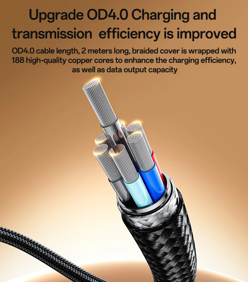Yesido CA197 240W Fast Charging Type-C To Type-C/Magsafe 3 (Macbook) 2M