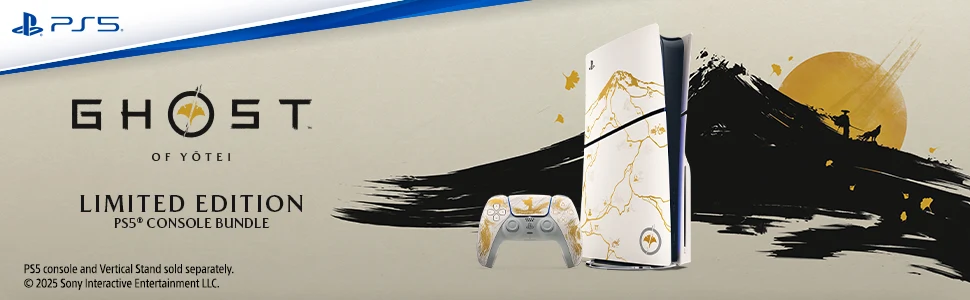 لوحة فنية لحزمة Ghost of Yotei Gold Limited Edition