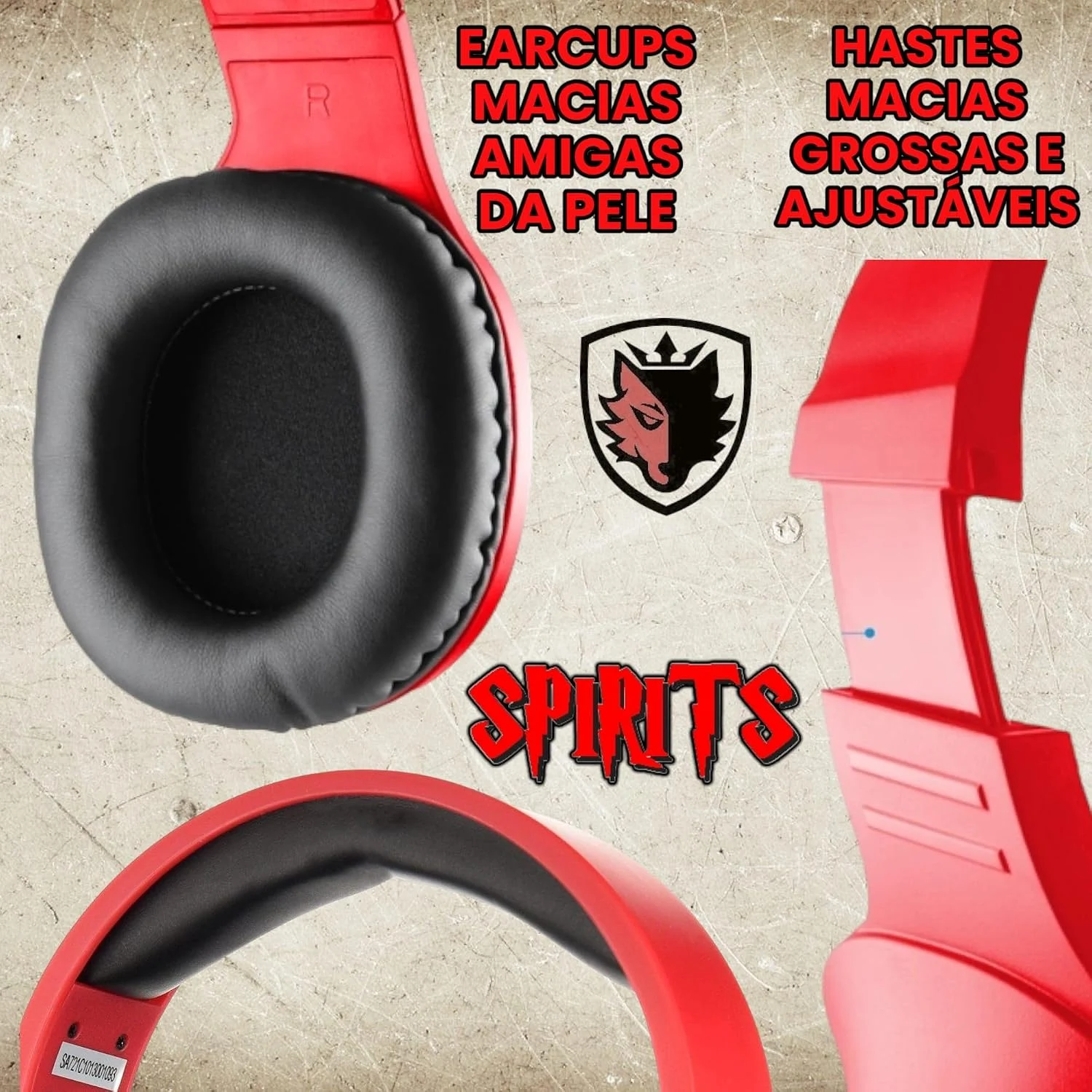 SADES Spirits SA-721 Wired Gaming Headphone - Red - Open Sealed