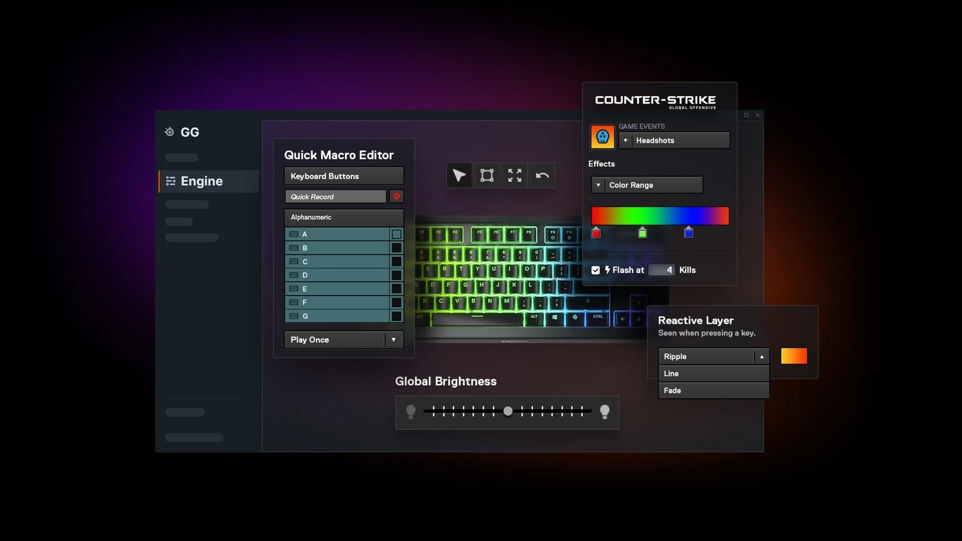SteelSeries Apex 3 TKL Gaming Keyboard