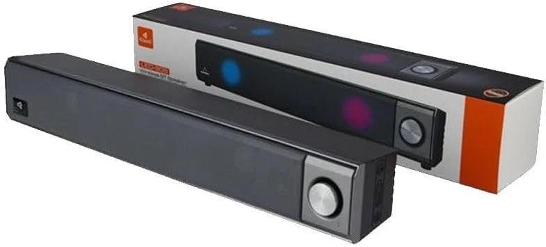 Kisonli LED-909 Portable Bluetooth Soundbar Multi-LED - Black