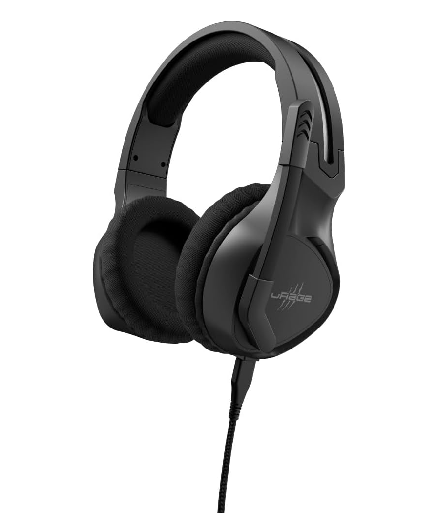 URage SoundZ 100 V2 Wired Gaming Headset – Black