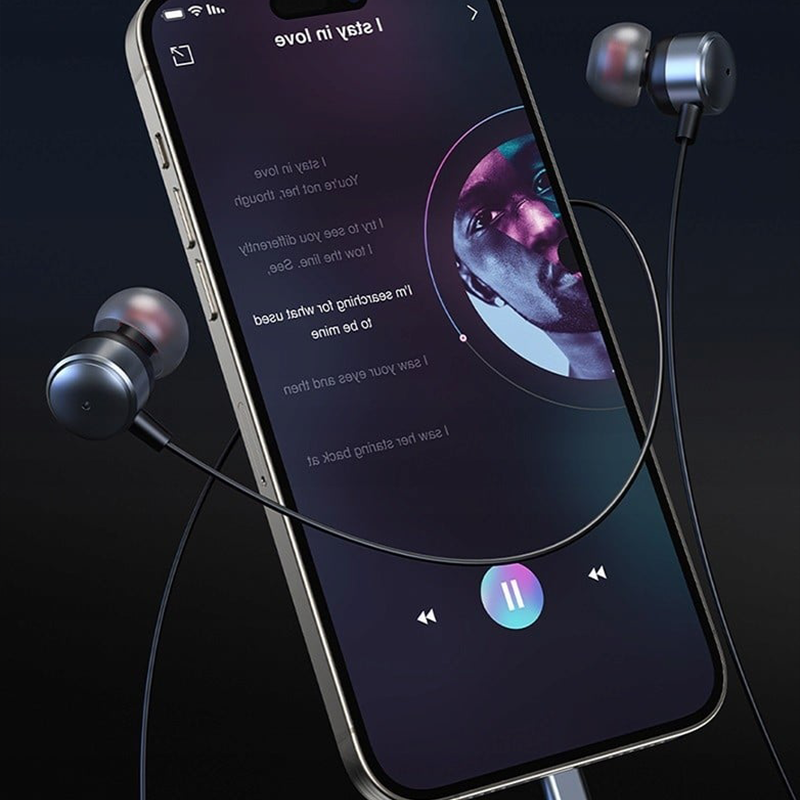 ريسّي Recci REP-L38 سماعة أذن سلكية تايب-سي – 1.2 متر