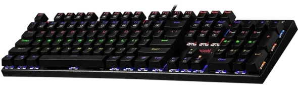 Redragon K565E Rudra Rainbow Mechanical Wired Gaming Keyboard - Blue Switch