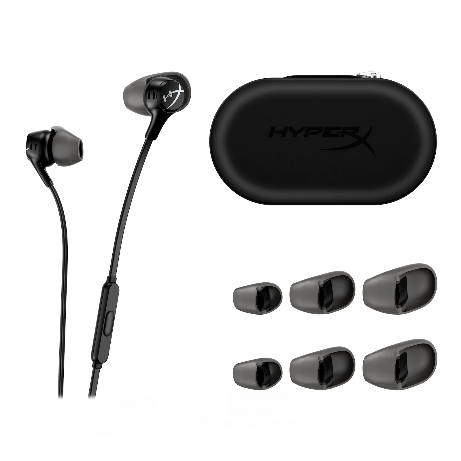 HyperX Cloud Earbuds II -Wired Gaming Earbuds - Black