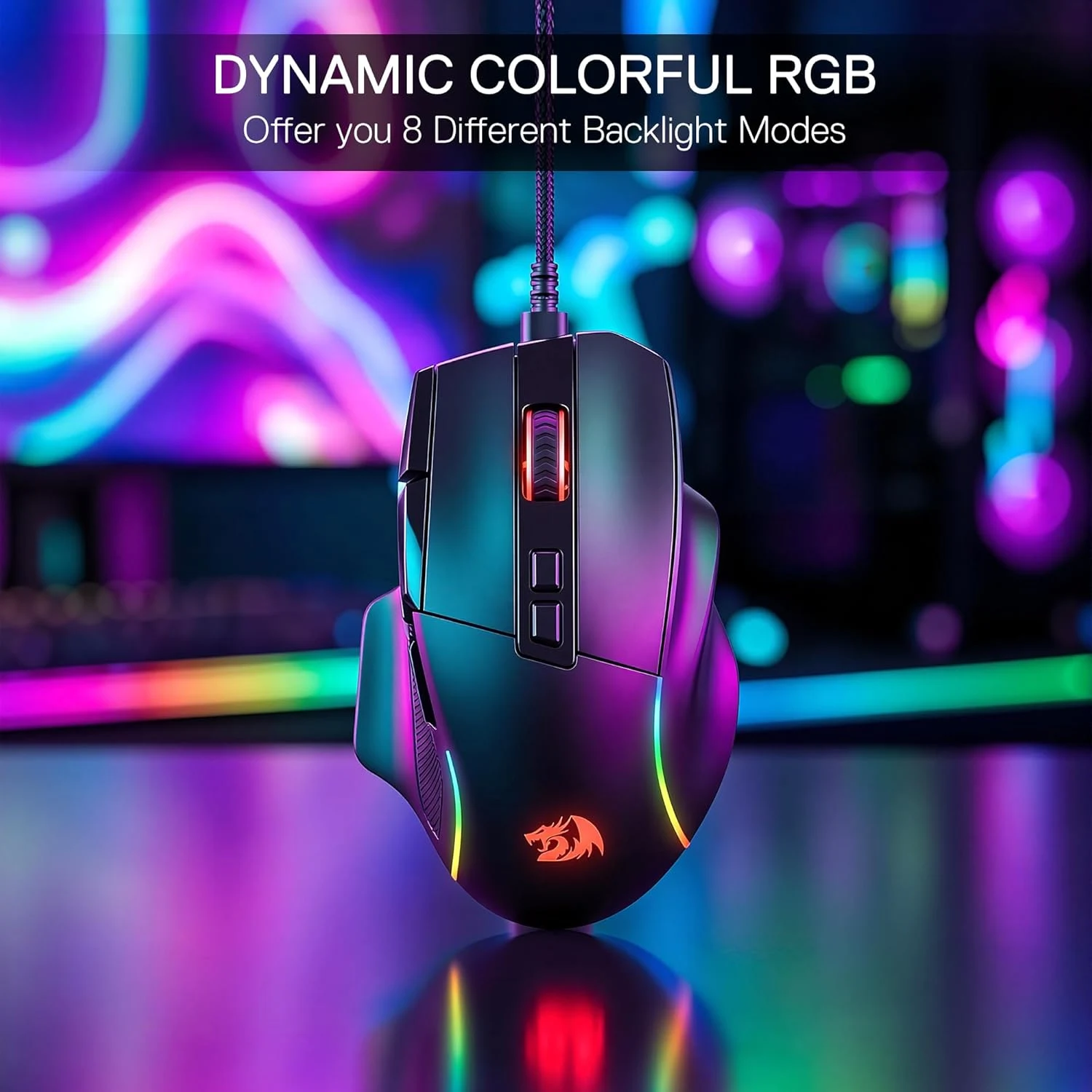 Redragon M925 Wired Gaming Mouse - Black
