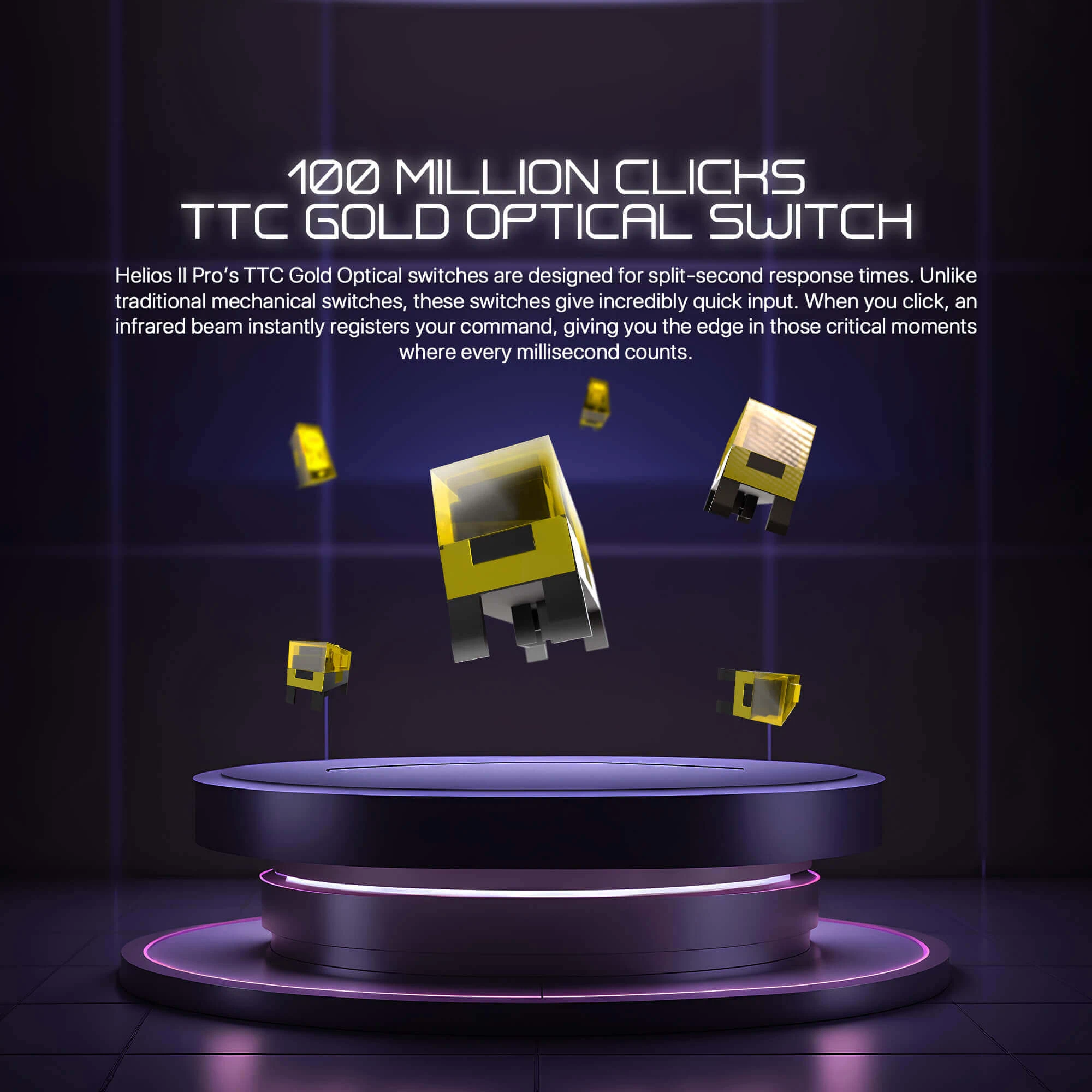 مفاتيح TTC Gold Optical في فانتيك Helios II Pro