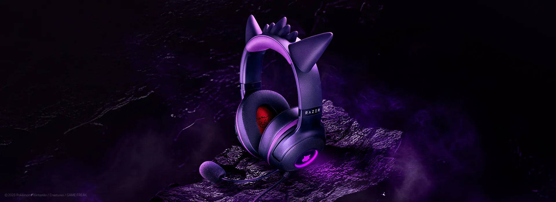 Razer Kraken Kitty V2 - Gengar Edition wired Gaming Headset