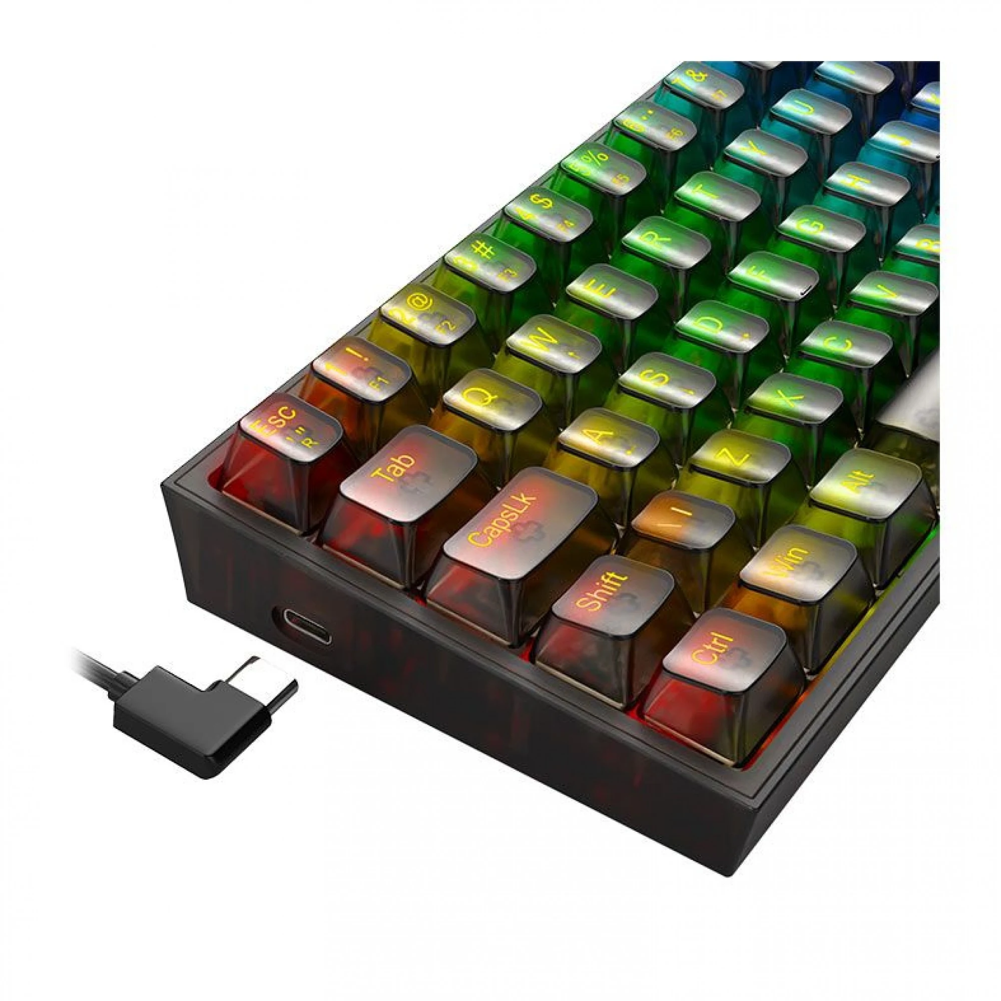 كابل USB Type-C القابل للفصل للكيبورد Redragon K617 CTB-RGB