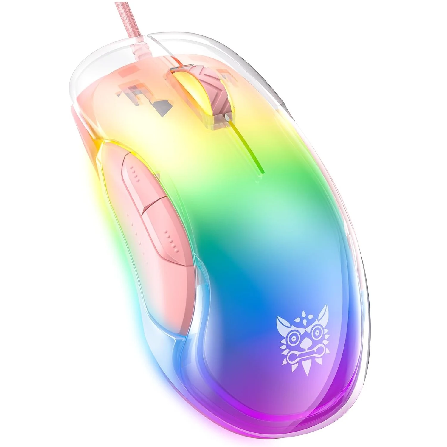 ONIKUMA CW925 RGB Wired Gaming Mouse - Pink