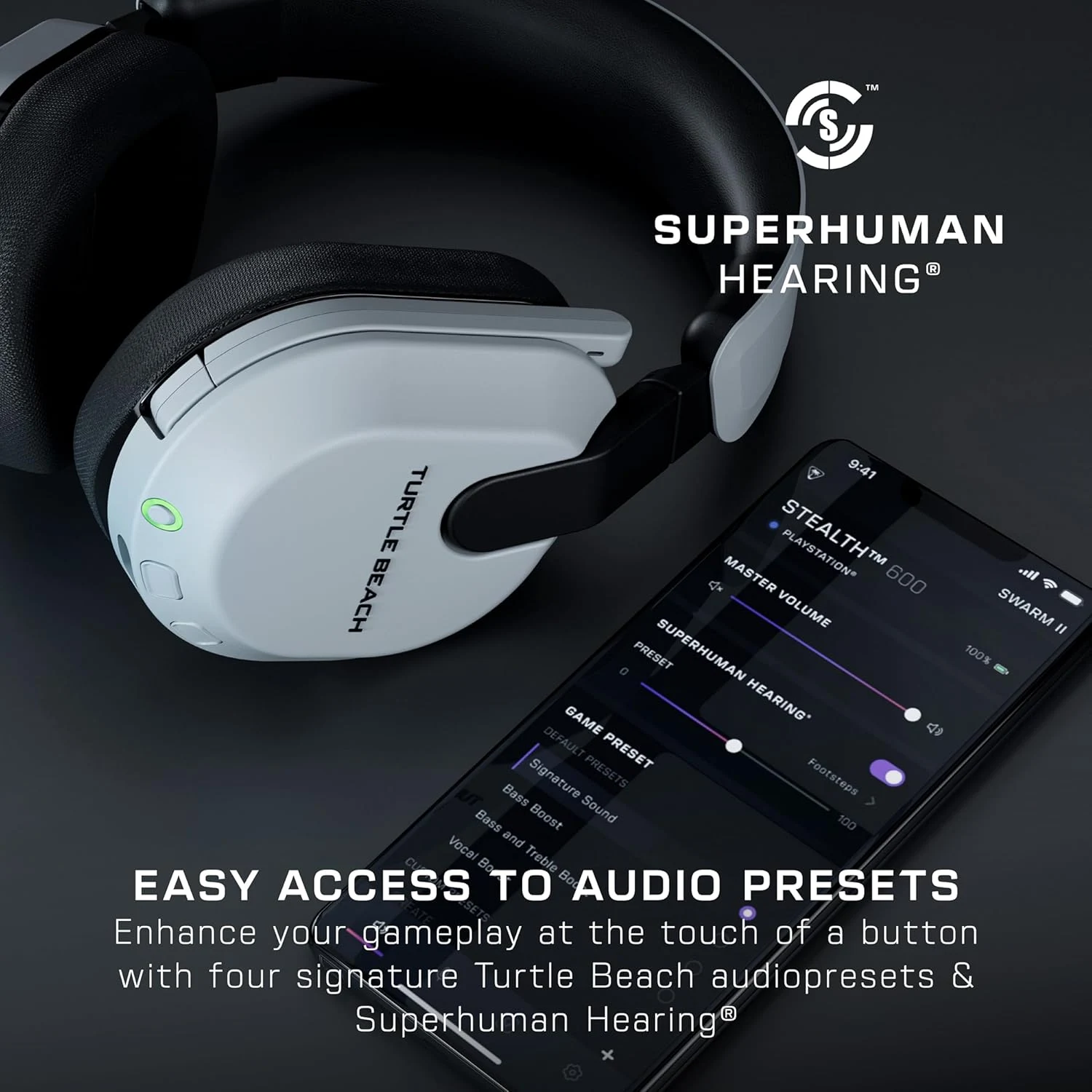 Turtle Beach Stealth 600 Gen 3 Wireless Gaming HeadSet for Playstation - White