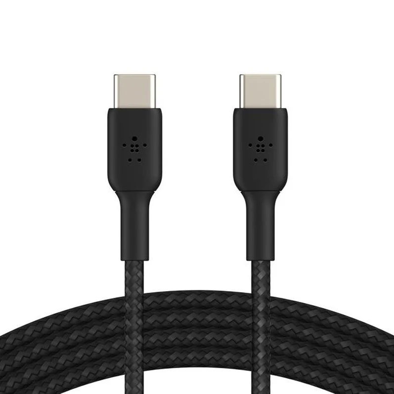 Belkin BoostCharge Braided USB-C to USB-C Cable 60W 1m Black