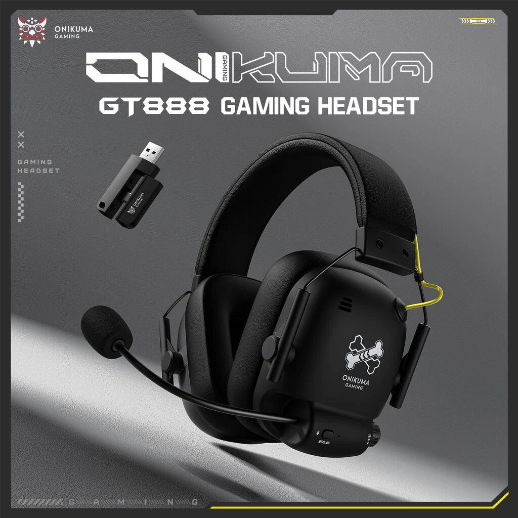 ONIKUMA GT888 4-Mode Gaming Headset Black
