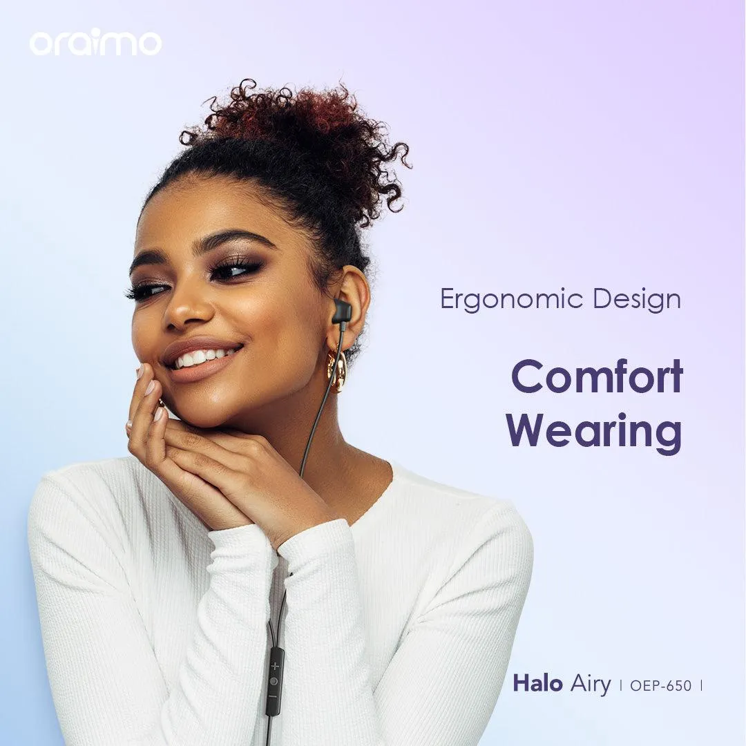 Oraimo Halo Airy OEP-650 Black Type-C Wired Earphone