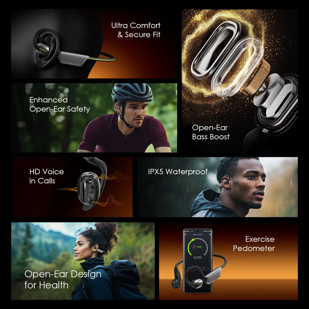 Oraimo OpenCirclet 2 OPN-672 Graphite Grey Headphones