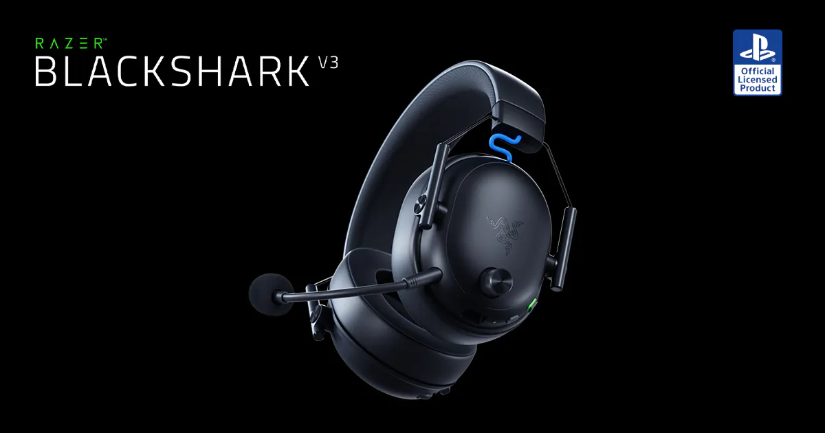Razer BlackShark V3 for PlayStation closing visual