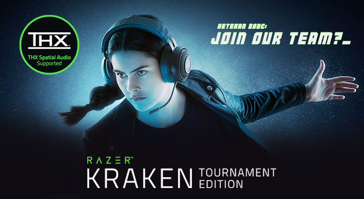 Razer Kraken Tournament Edition Wired Gaming Headset - Black