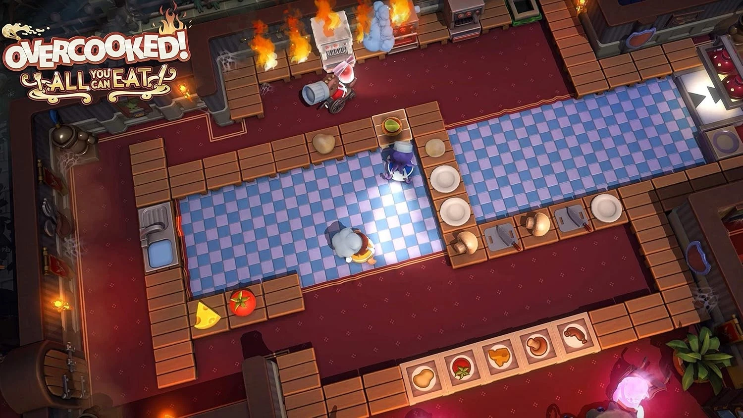 Overcooked! All You Can Eat game modes