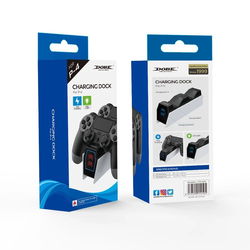 DOBE TP4-0417 LED PS4 Controller Charger Dock
