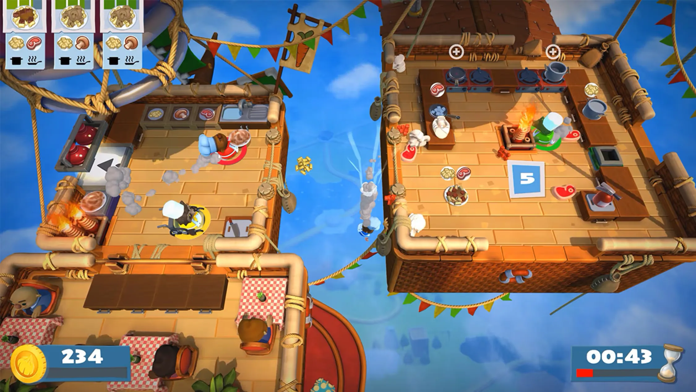 Overcooked! + Overcooked! 2 - Nintendo Switch - Used