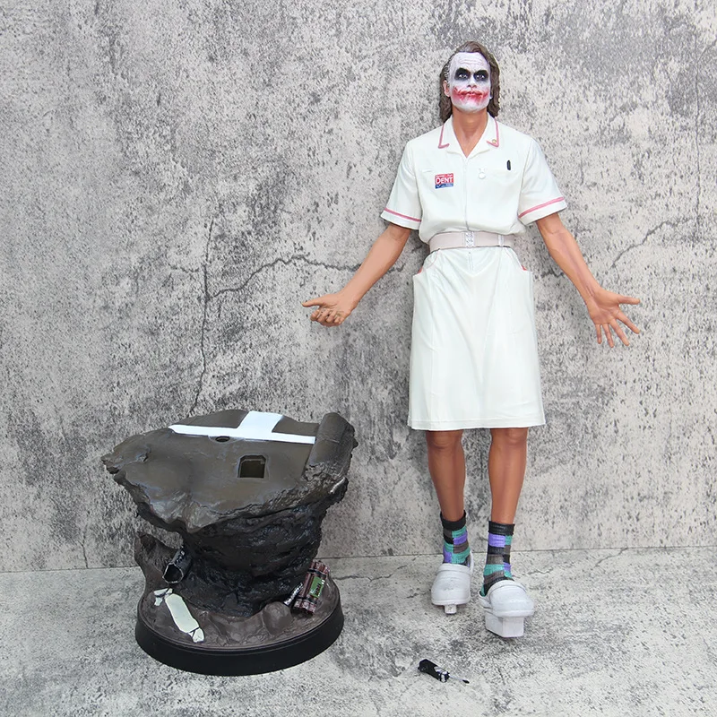 The Dark Knight Joker Nurse Disguise Figure