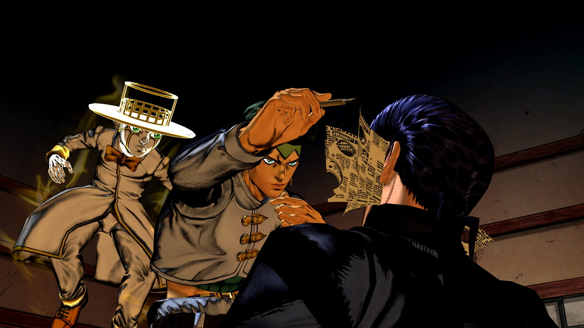 لقطة شاشة من لعبة JoJo All-Star Battle R