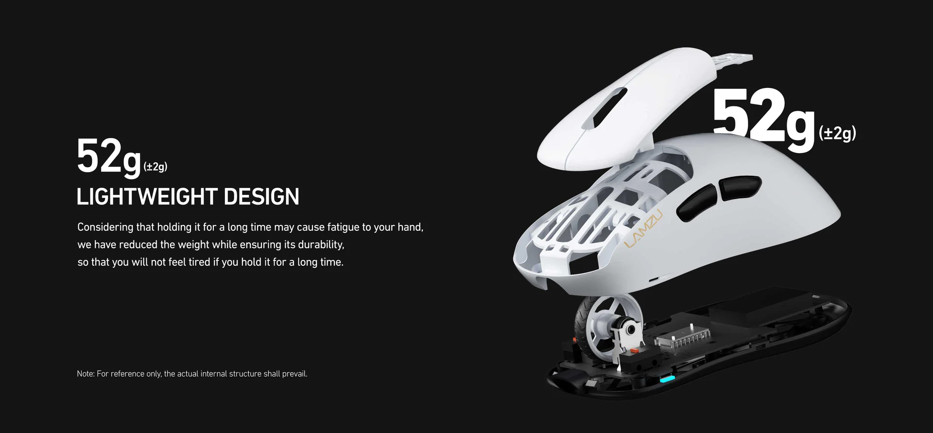 Lamzu Thorn - Wireless Gaming Mouse - White