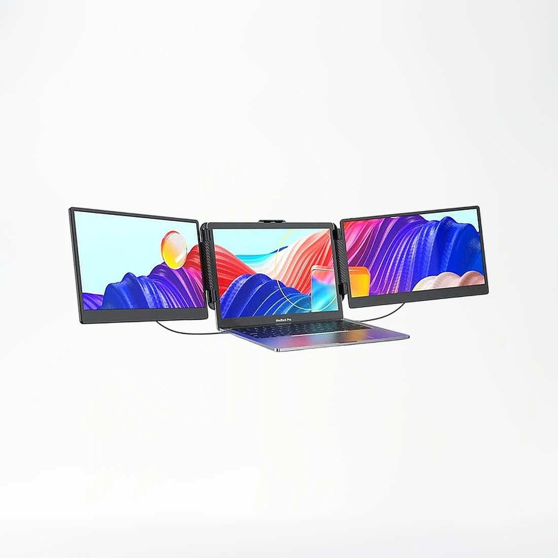 V2COM S2 14-inch FHD IPS triple laptop screen extender