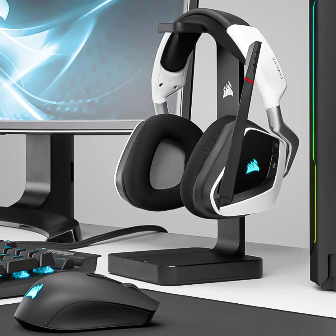 CORSAIR VOID RGB ELITE Wireless Gaming Headset - White