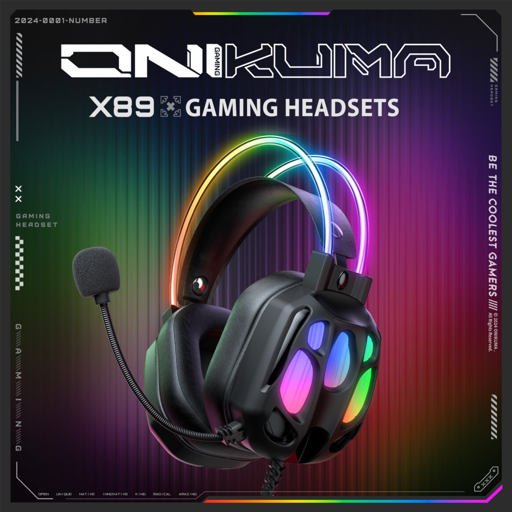 ONIKUMA X89 RGB Wired Gaming Headset