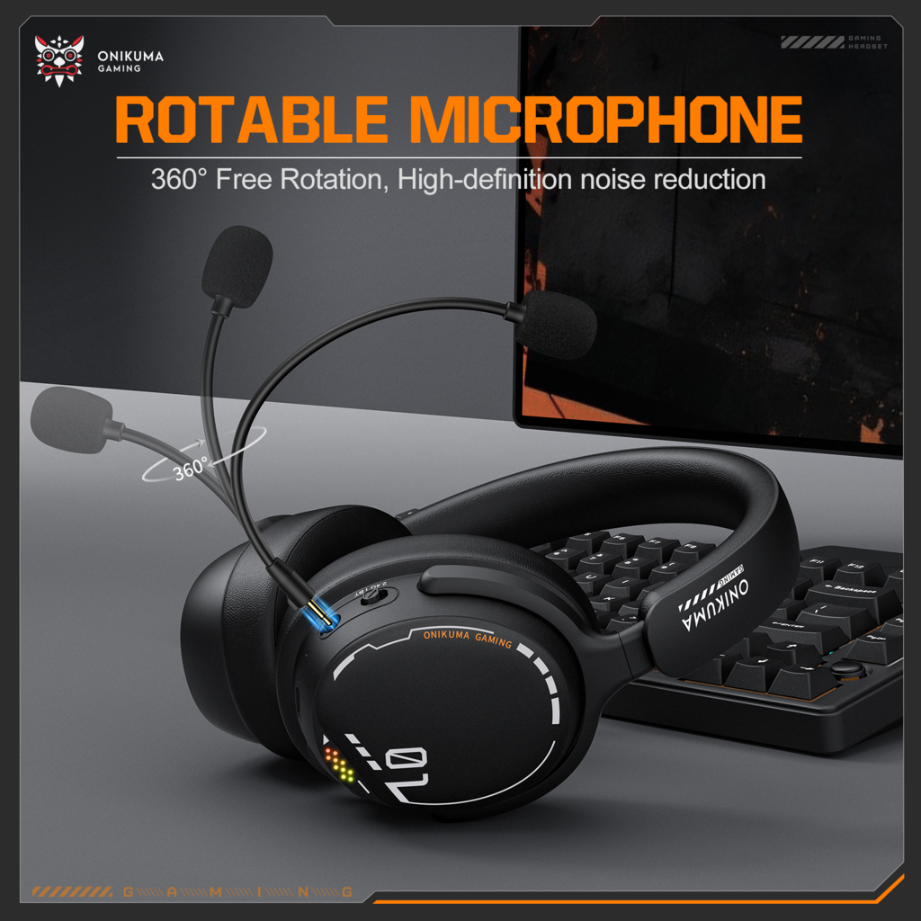 ONIKUMA GT886 Rotatable Microphone