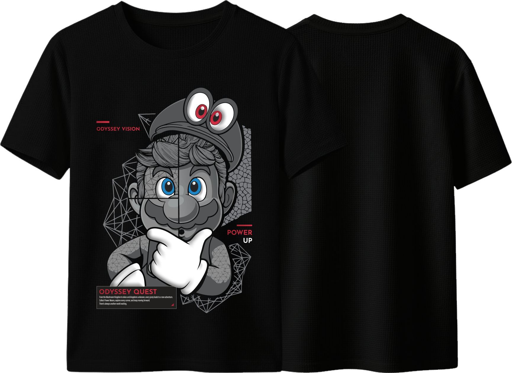 Odyssey Mind – Mario Kids T-Shirt Overview
