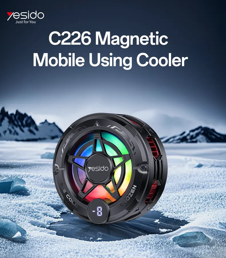 Yesido C226 RGB Magnetic Phone Cooler