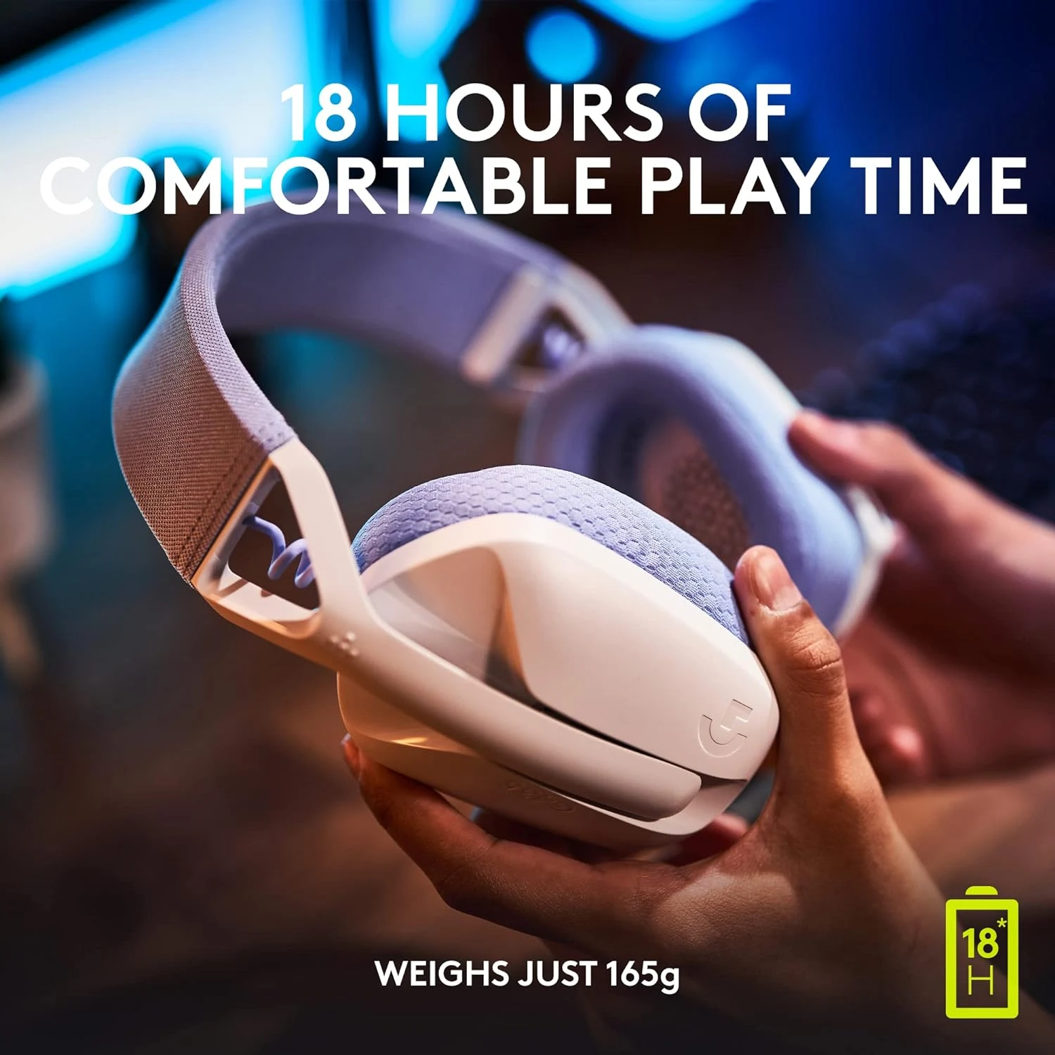 Logitech G435 Wireless Gaming Headset - White