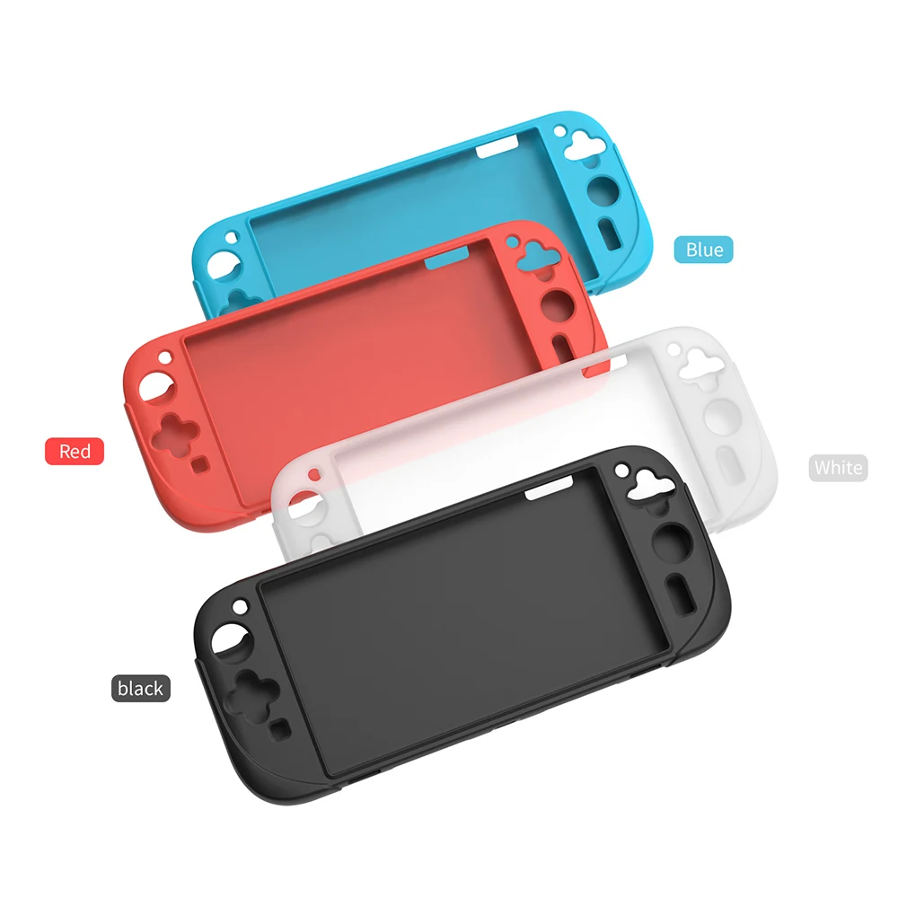 Black silicone case angled view