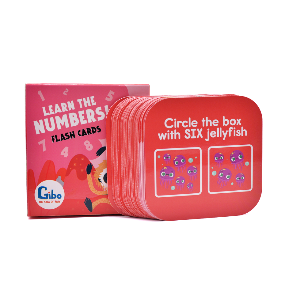 Nilco Gibo Flash Card Learn to Count Card Game