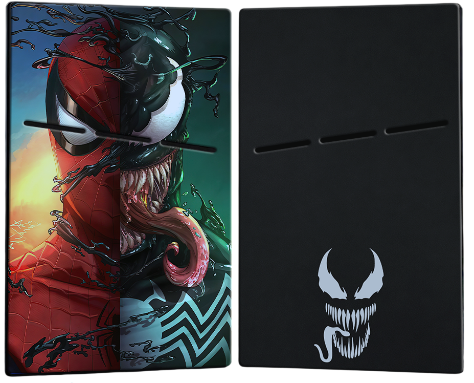 PS5 Slim Digital Edition Spider-Man Venom Silicone Console Cover