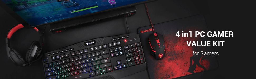 Redragon S101 Ba Gaming 4 In 1 Combo