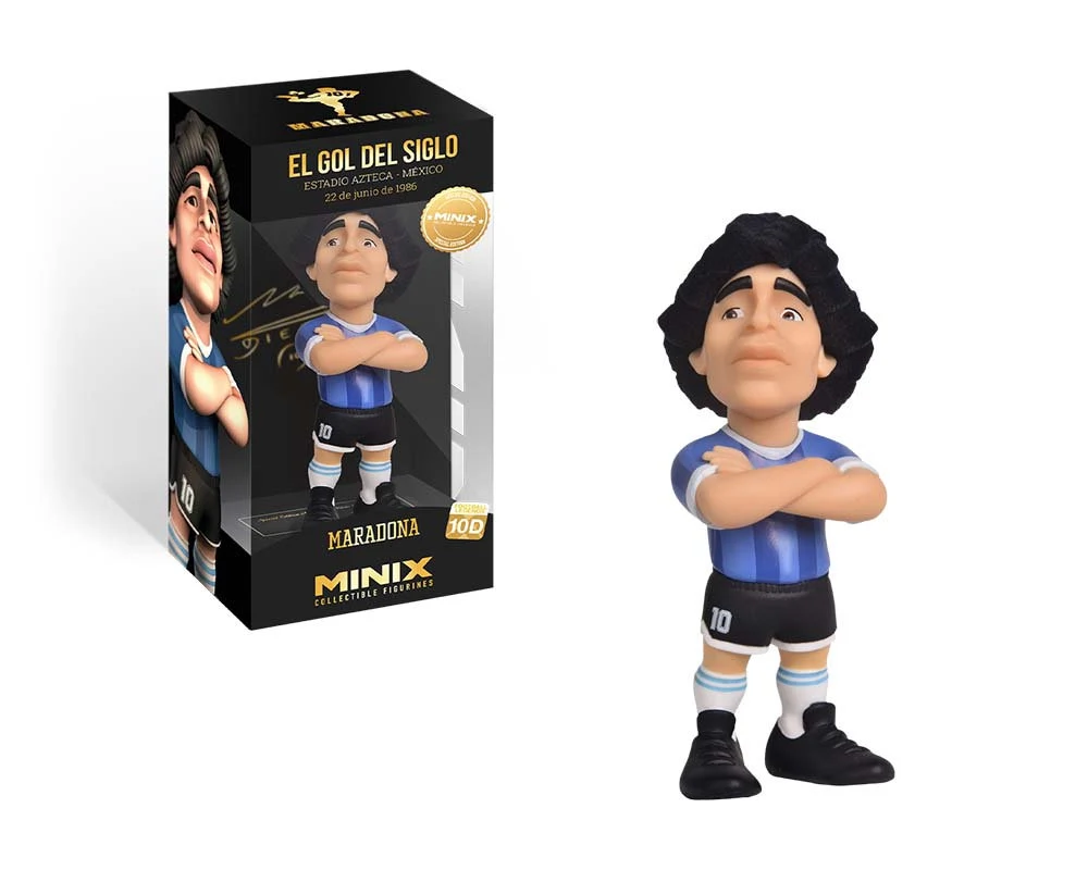 مجسم MINIX Football Legends Argentina Maradona Century Goal Special Edition 10D قابل للجمع
