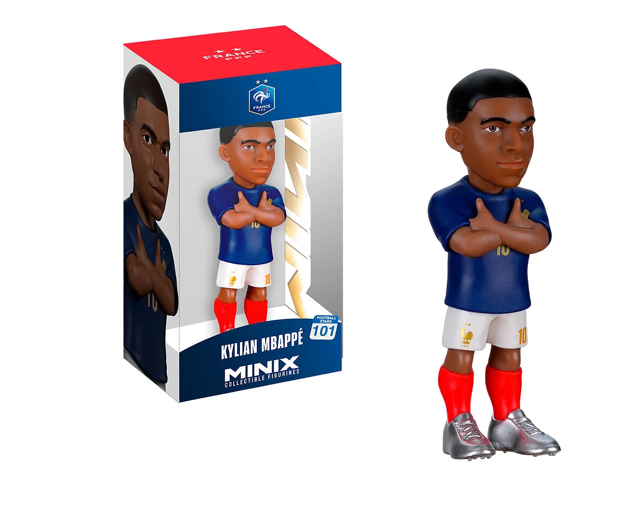 MINIX Football Stars France Kylian Mbappe 101 collectible figure